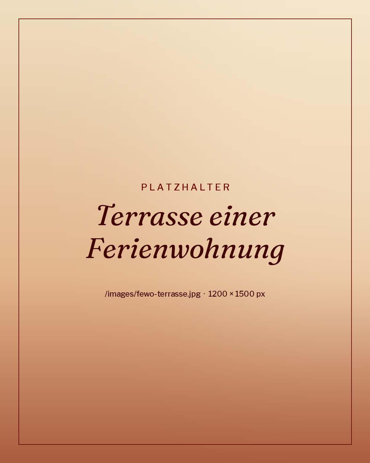 Terrasse einer Ferienwohnung am Gasthof zum Kreuz