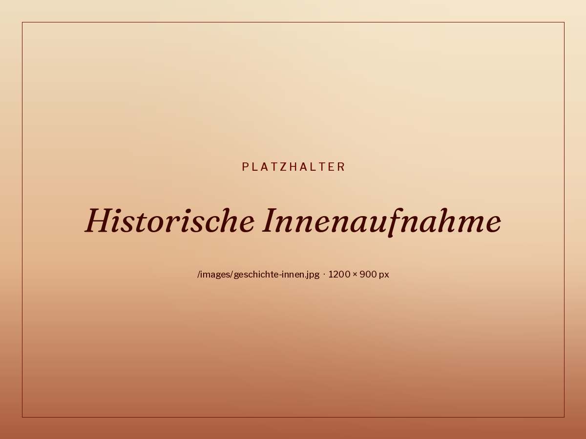Historische Innenaufnahme des Gasthof zum Kreuz