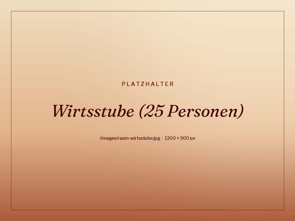 Wirtsstube im Gasthof zum Kreuz